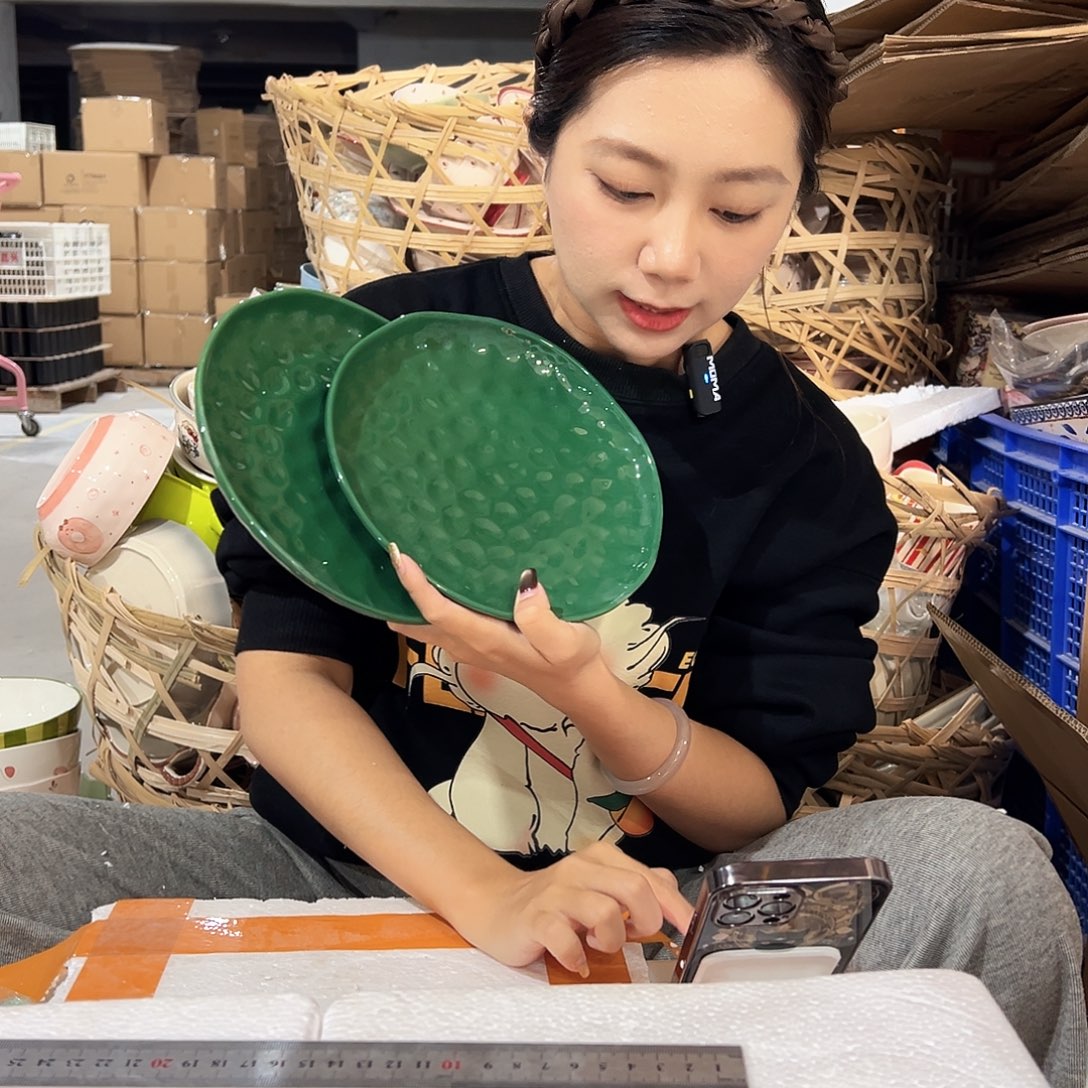 潮州陶瓷工厂微瑕8寸