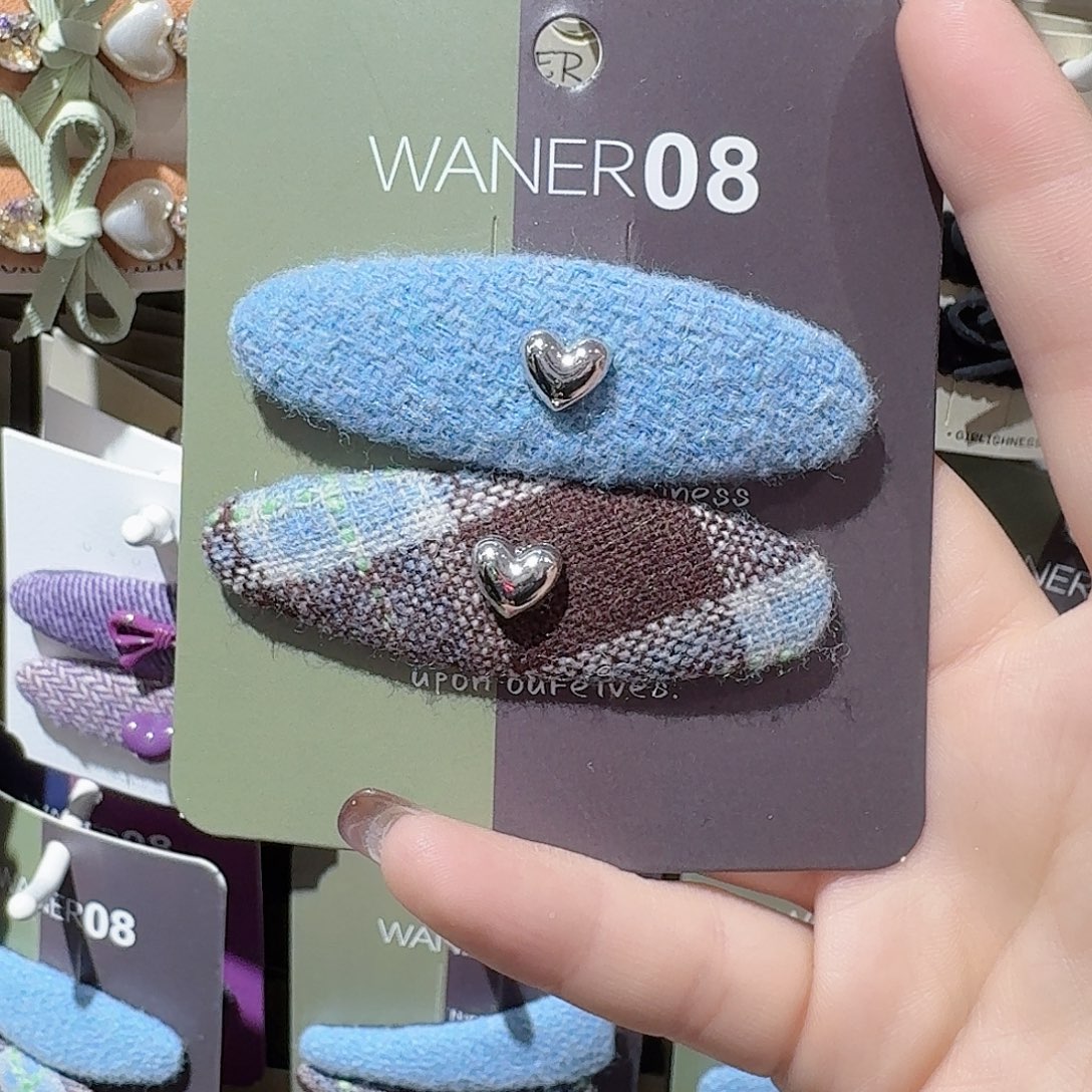 皮质铁合金蓝色爱心