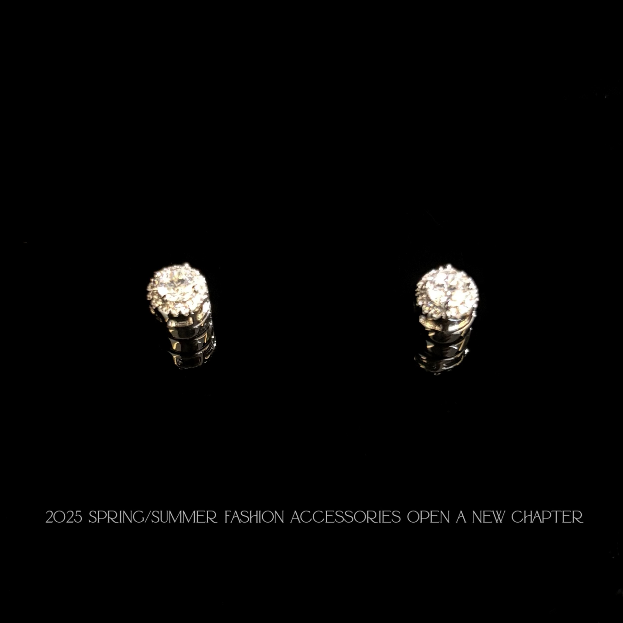 铜合金耳饰 镀K金 2025款C9989【糖豆】BOBAOLI 耳夹