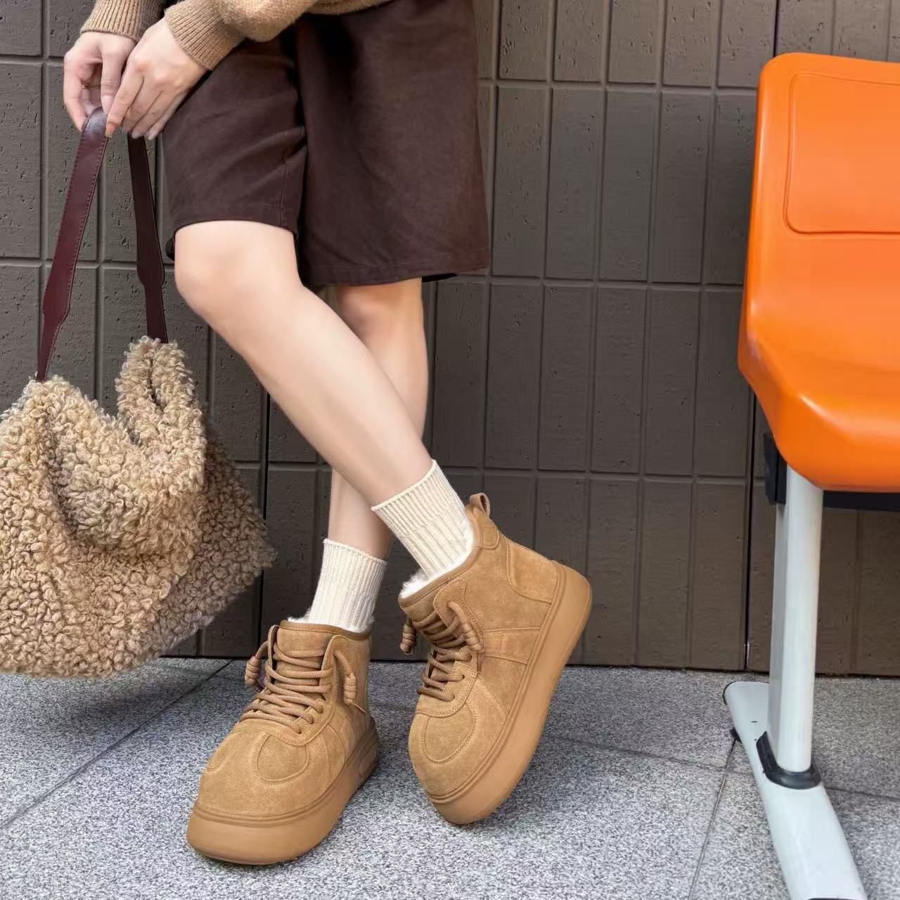 【欧洲站2025冬高货雪地靴】975-005高品质买手版卡皮巴拉雪地靴