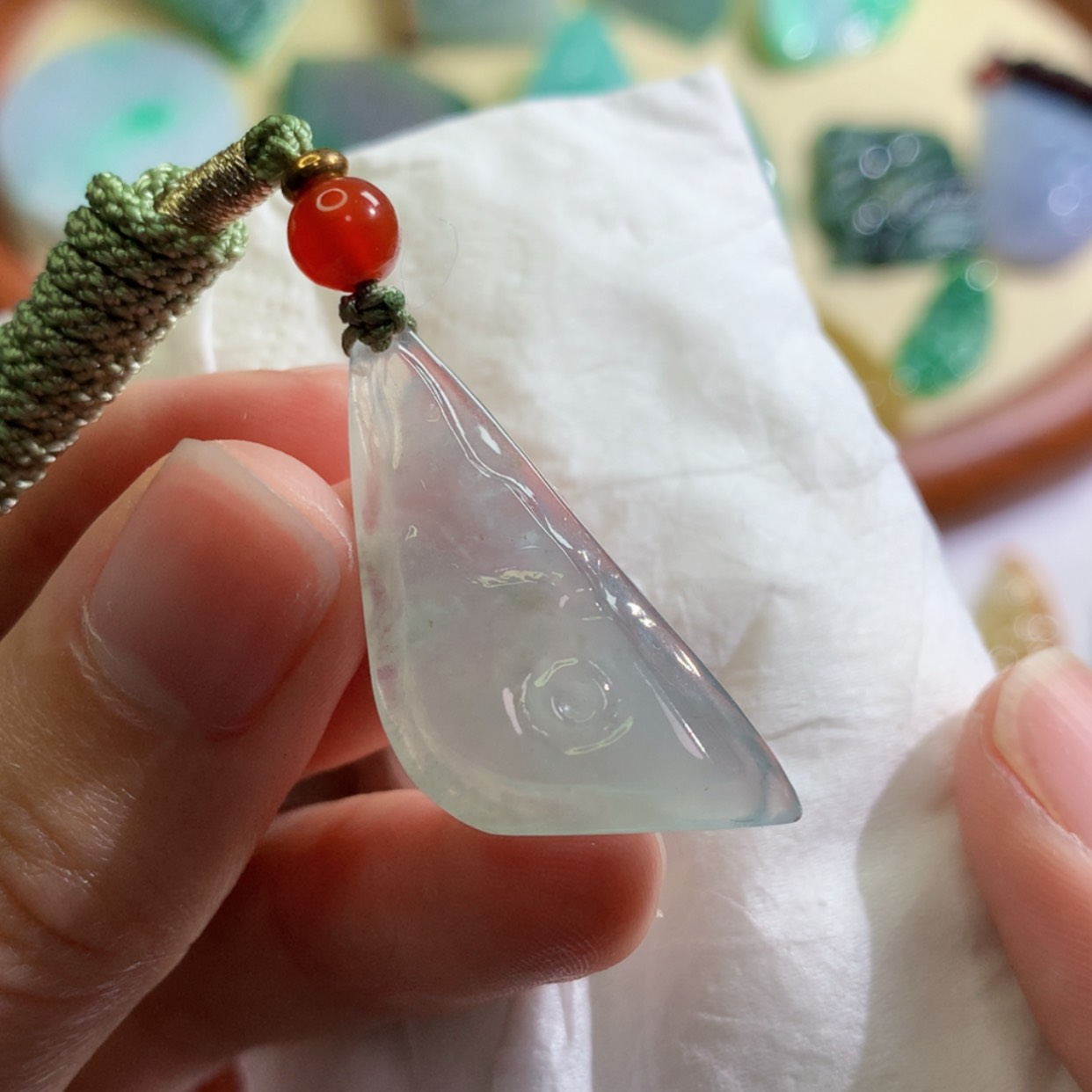 【闪购商品】翡翠吊坠(不含链)未镶嵌 1783