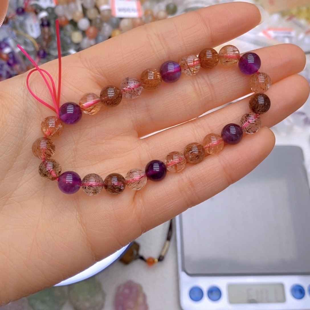 水晶手链未镶嵌M184. 超七 楼下挑好