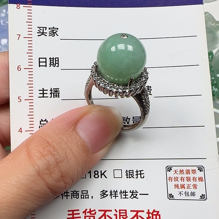 翡翠未镶嵌颈饰天然