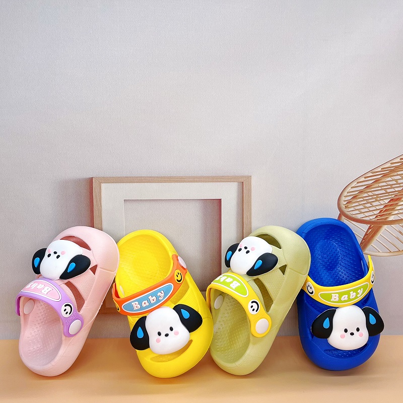 儿童洞洞鞋男女童夏季新款童凉鞋中小童凉拖鞋防滑软底两用包头鞋