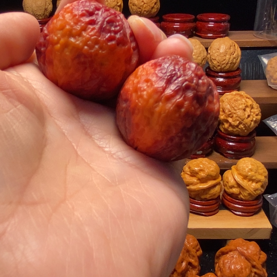 把件文玩核桃七彩至尊宝40尺