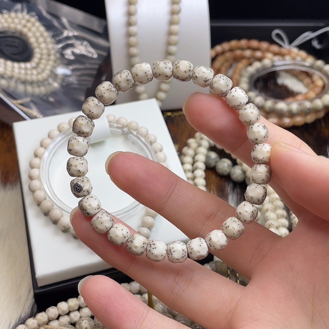 吊坠星月菩提手工无相单圈8*7