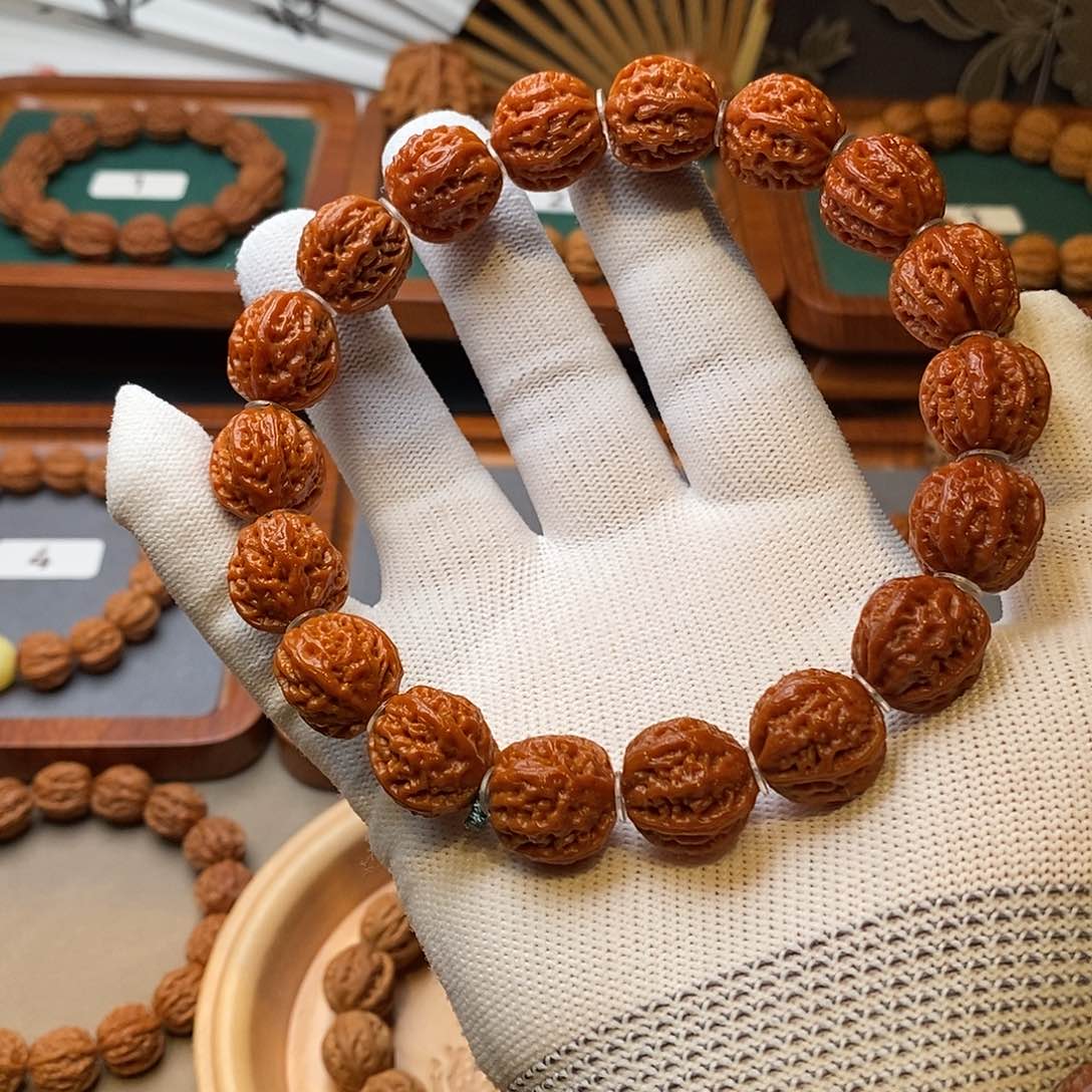 文玩核桃手串頭*柒京八棱