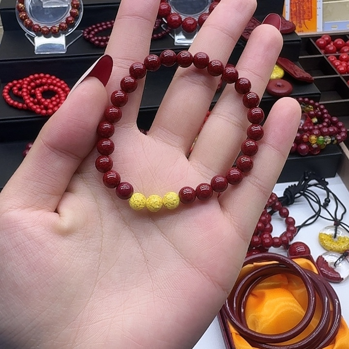 天然辰砂晶体雄黄好看气质