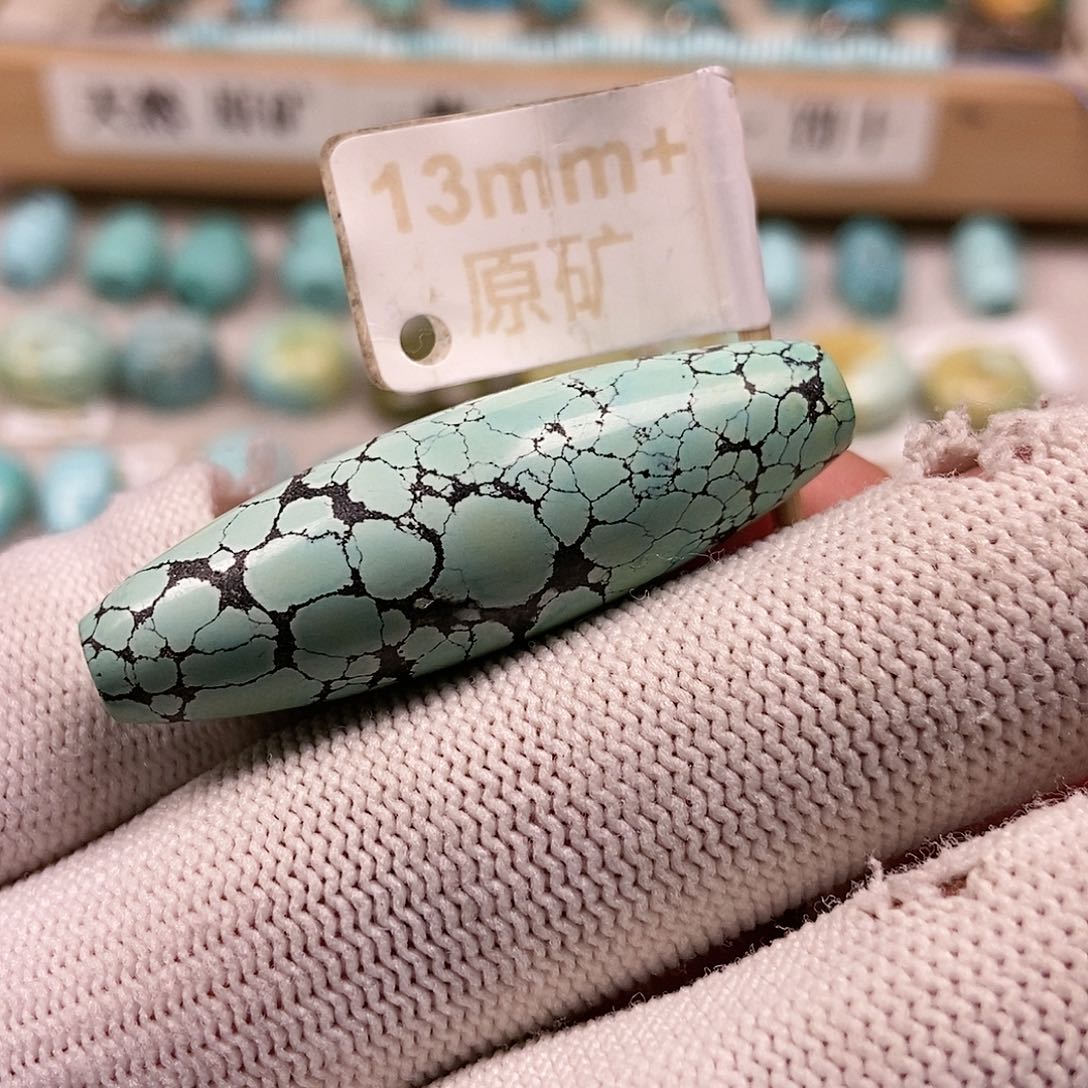 未镶嵌绿松石珠宝半成品