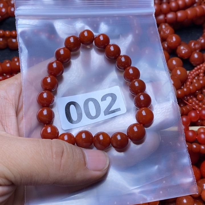 南红玛瑙手链未镶嵌小**姐