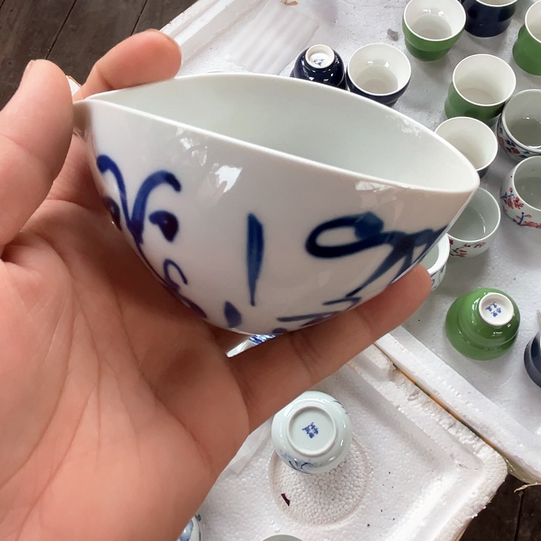 杯青花瓷器青花瓷器