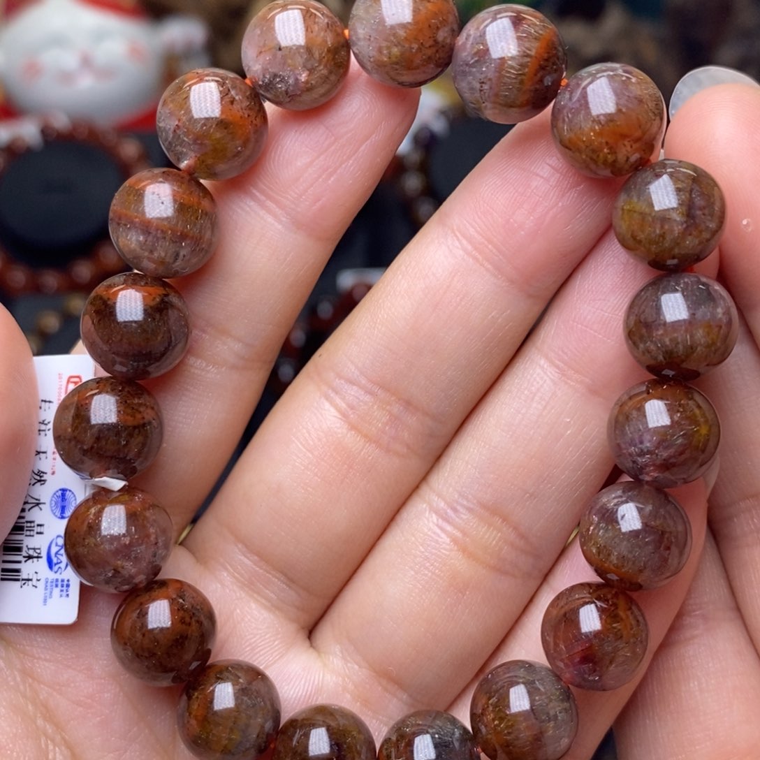 水晶A013老料极光单圈10m未镶嵌