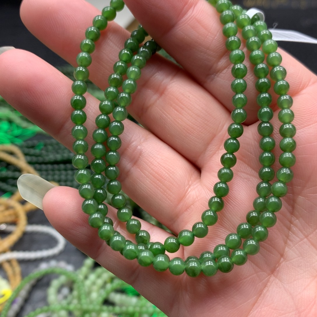 和田玉未镶嵌手链4