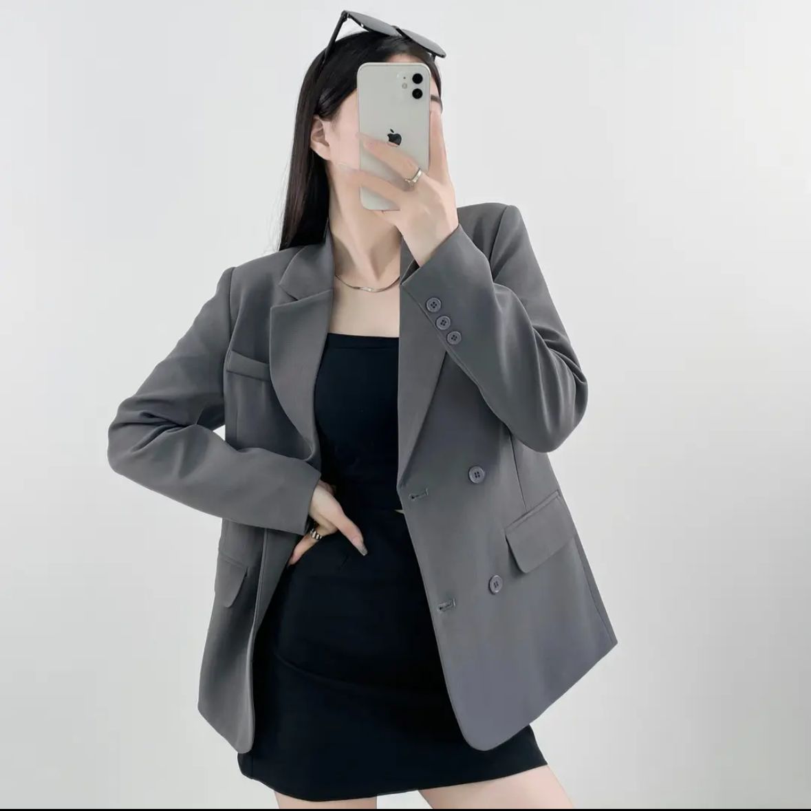 2025新款春季西服外套高级简约小个子外套女