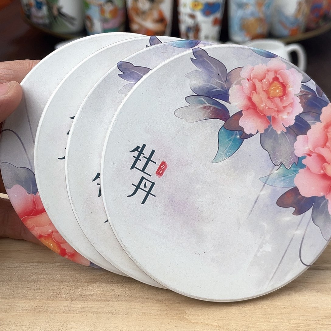 全瓷吸水隔热杯垫