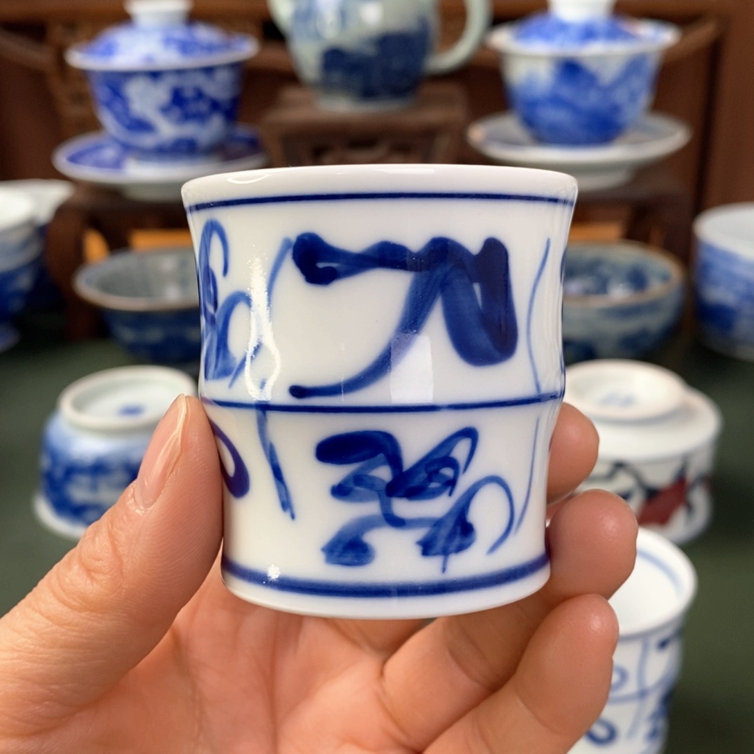 杯景德镇陶瓷手工手绘