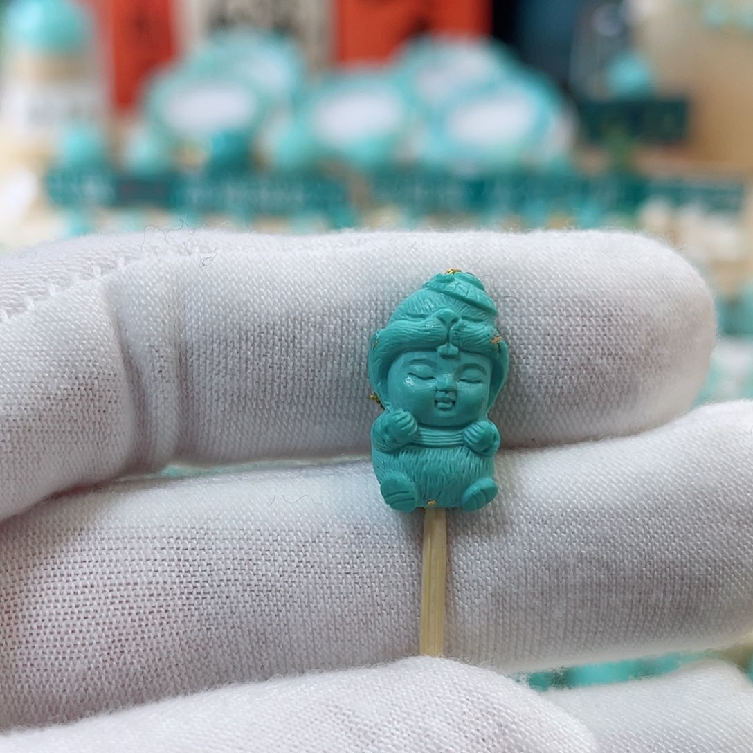 绿松石珠宝奇石未镶嵌