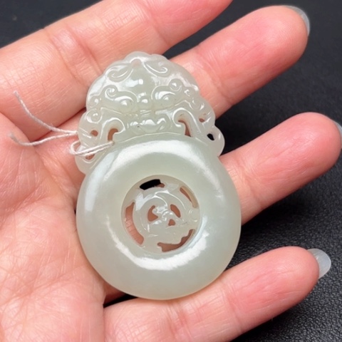 和田玉挂件未镶嵌南***意
