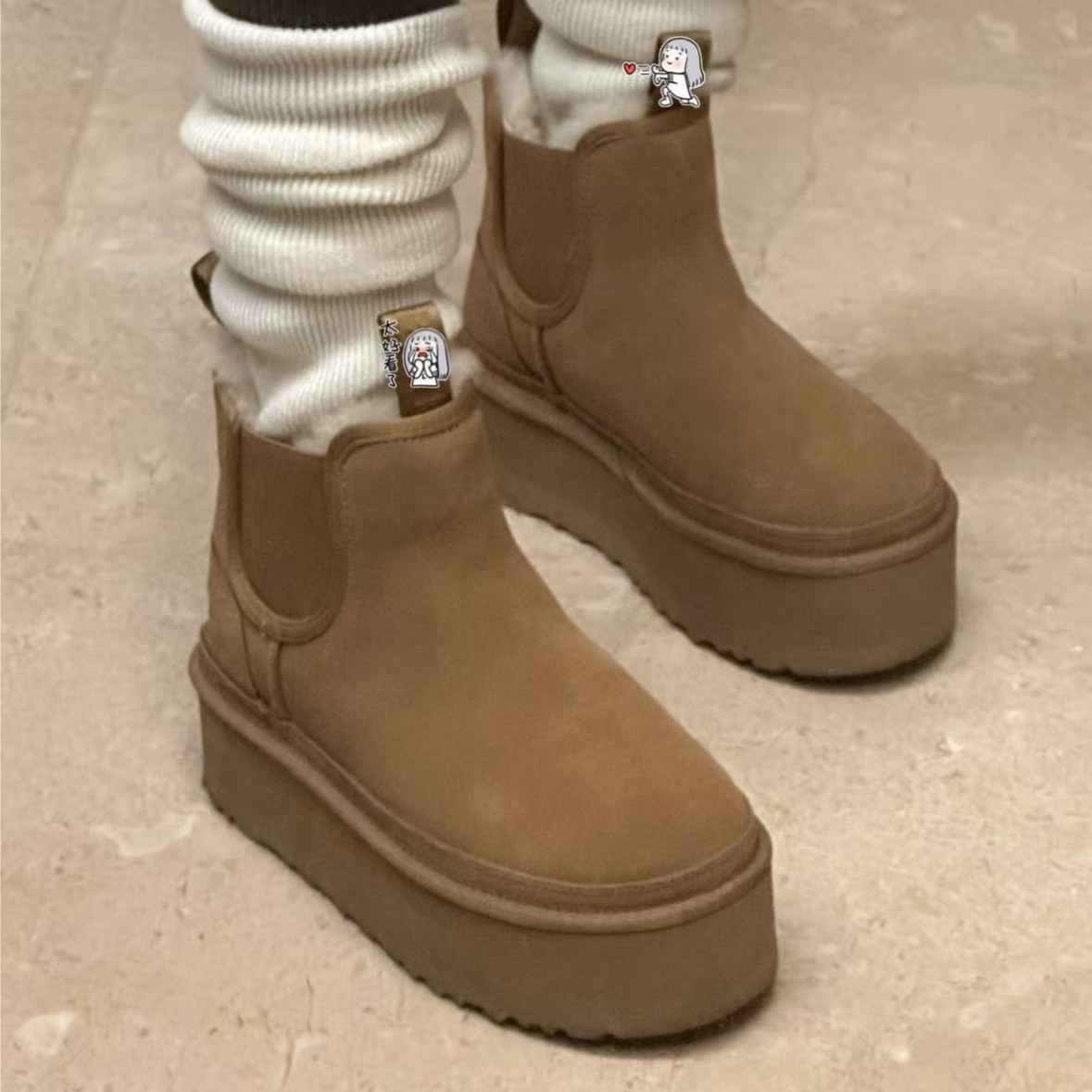 【DPmini  切ex 阿ep】时尚雪地靴