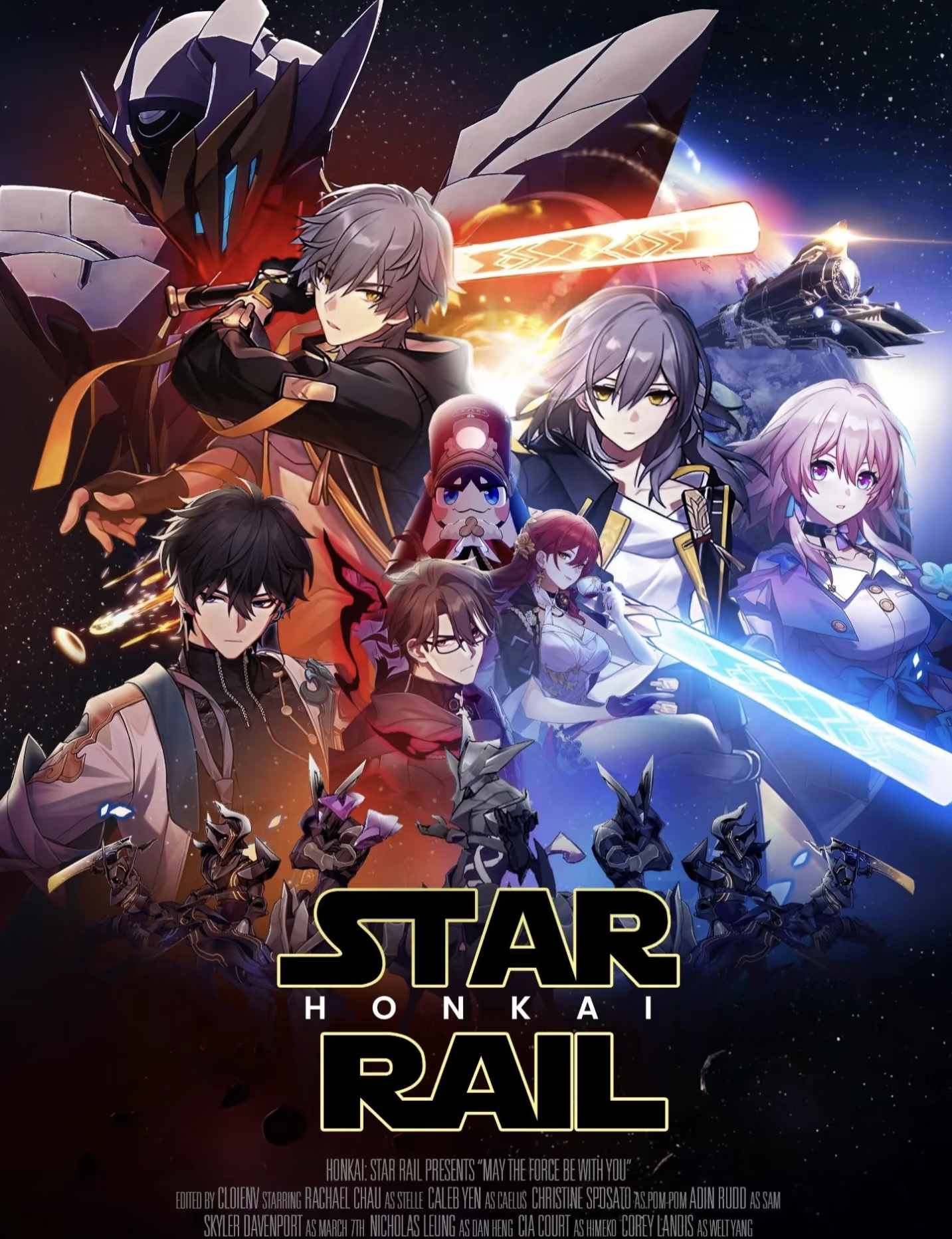 插队！强盗专属《星穹铁道》直娶墙面