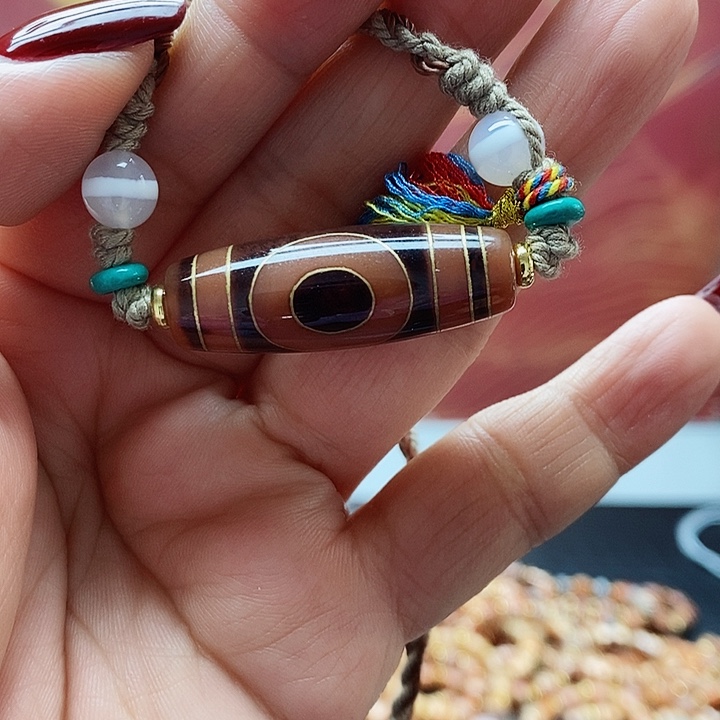 玛瑙/玉髓颈饰合金