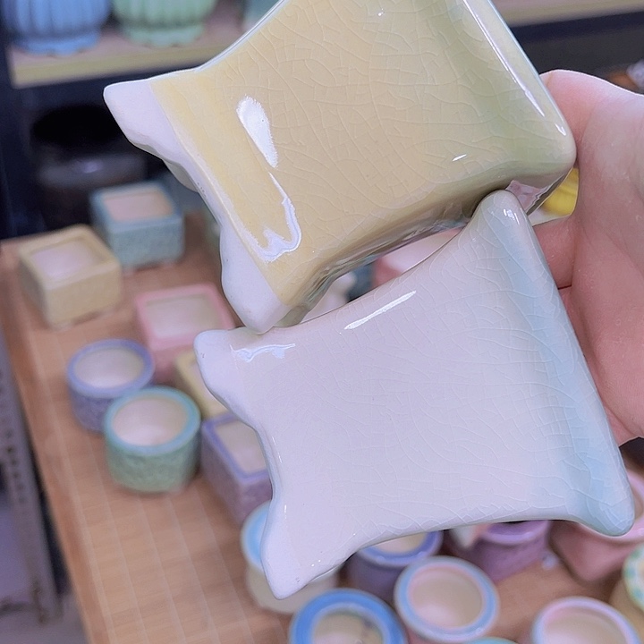 红陶陶瓷花盆当场满12包邮