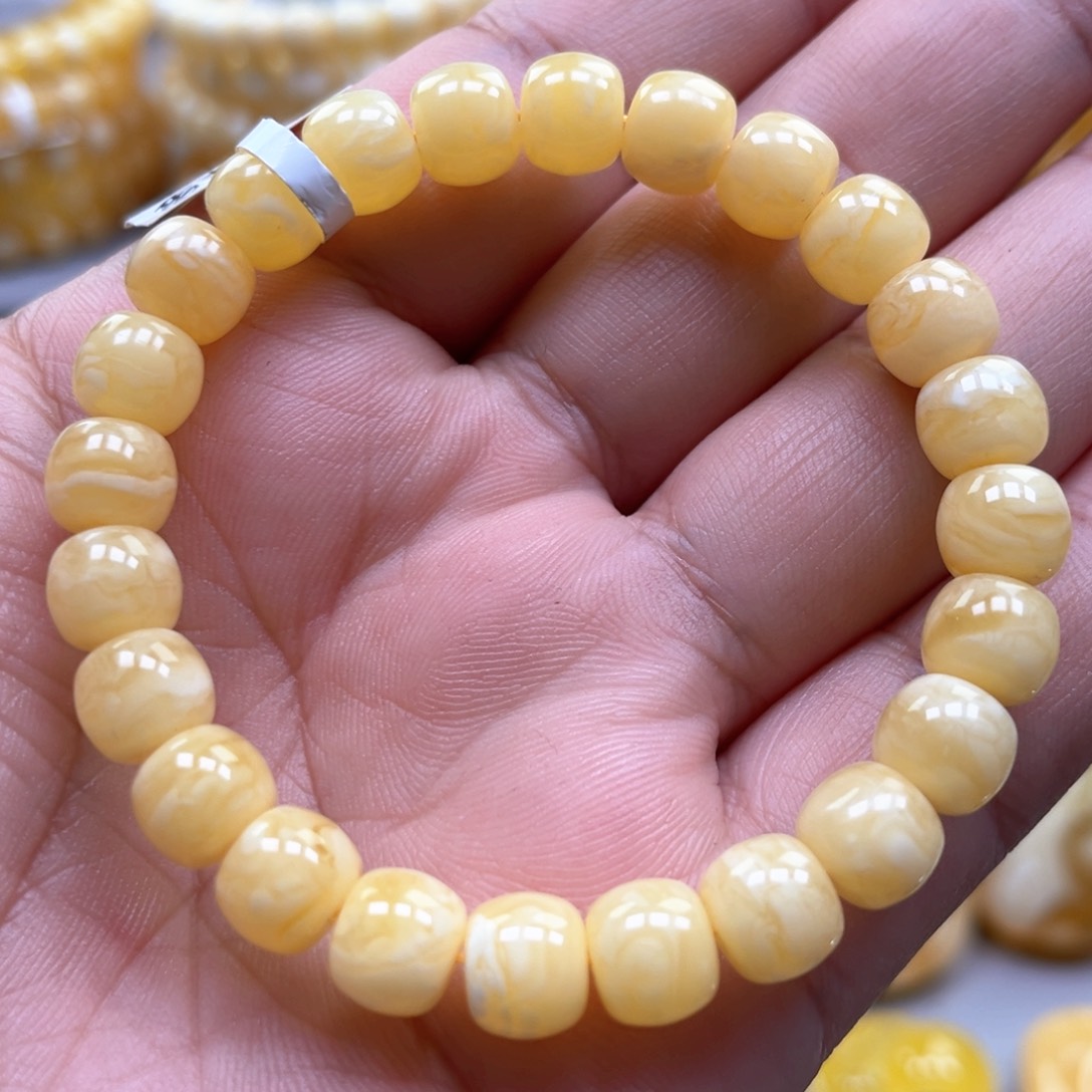 琥珀手链未镶嵌手串