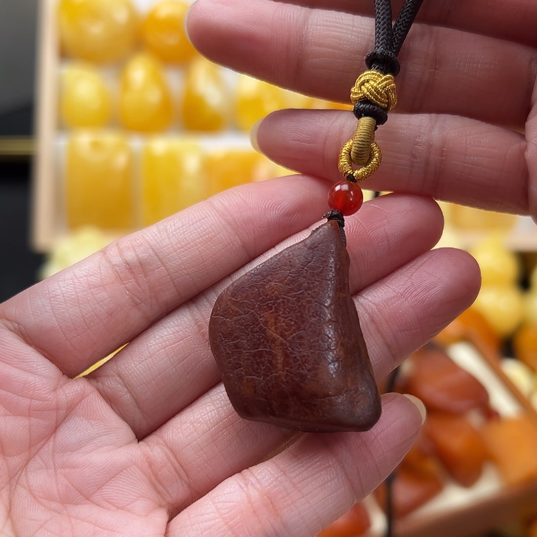 蜜蜡颈饰未镶嵌蜜蜡