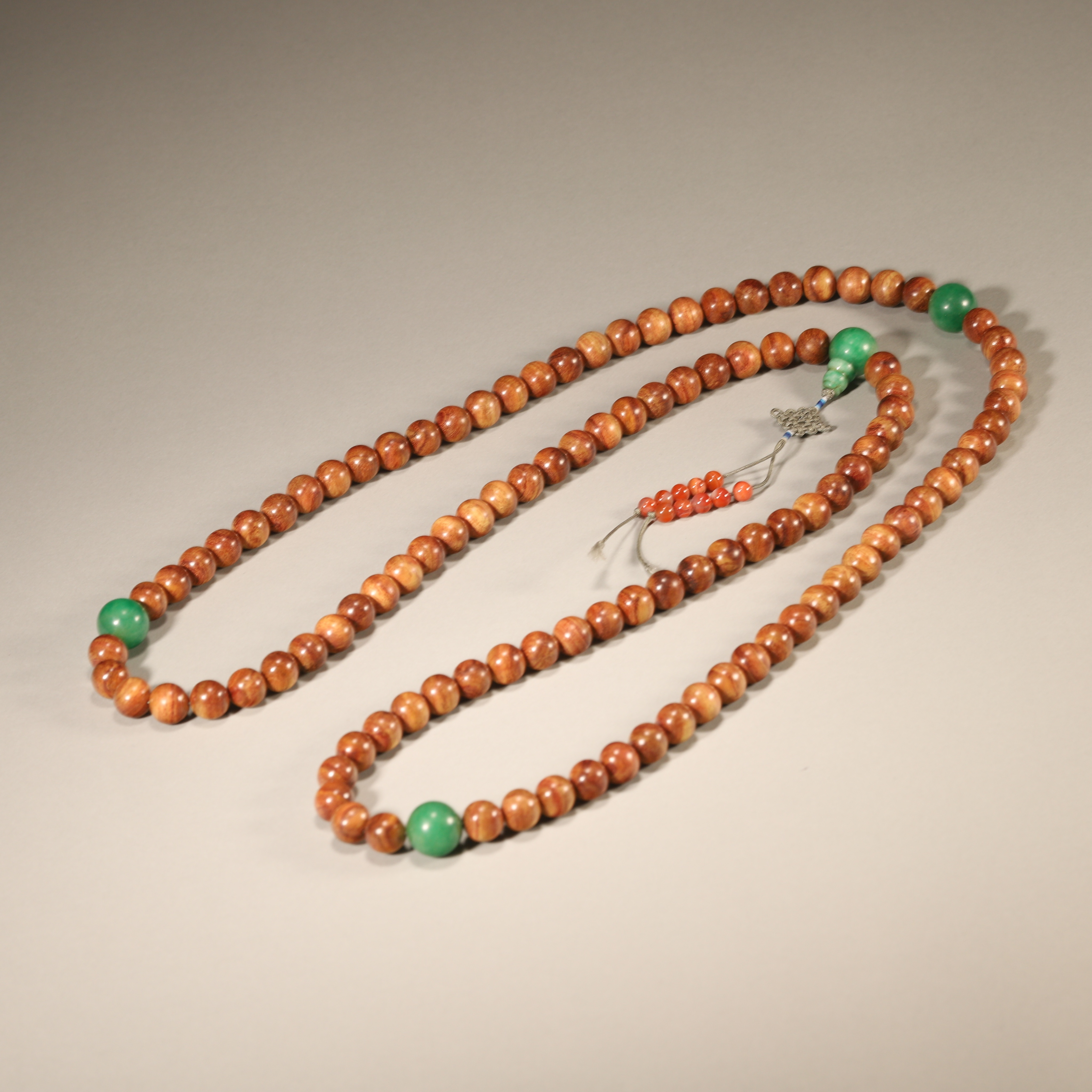 Lot11民国 花梨木108佛珠串