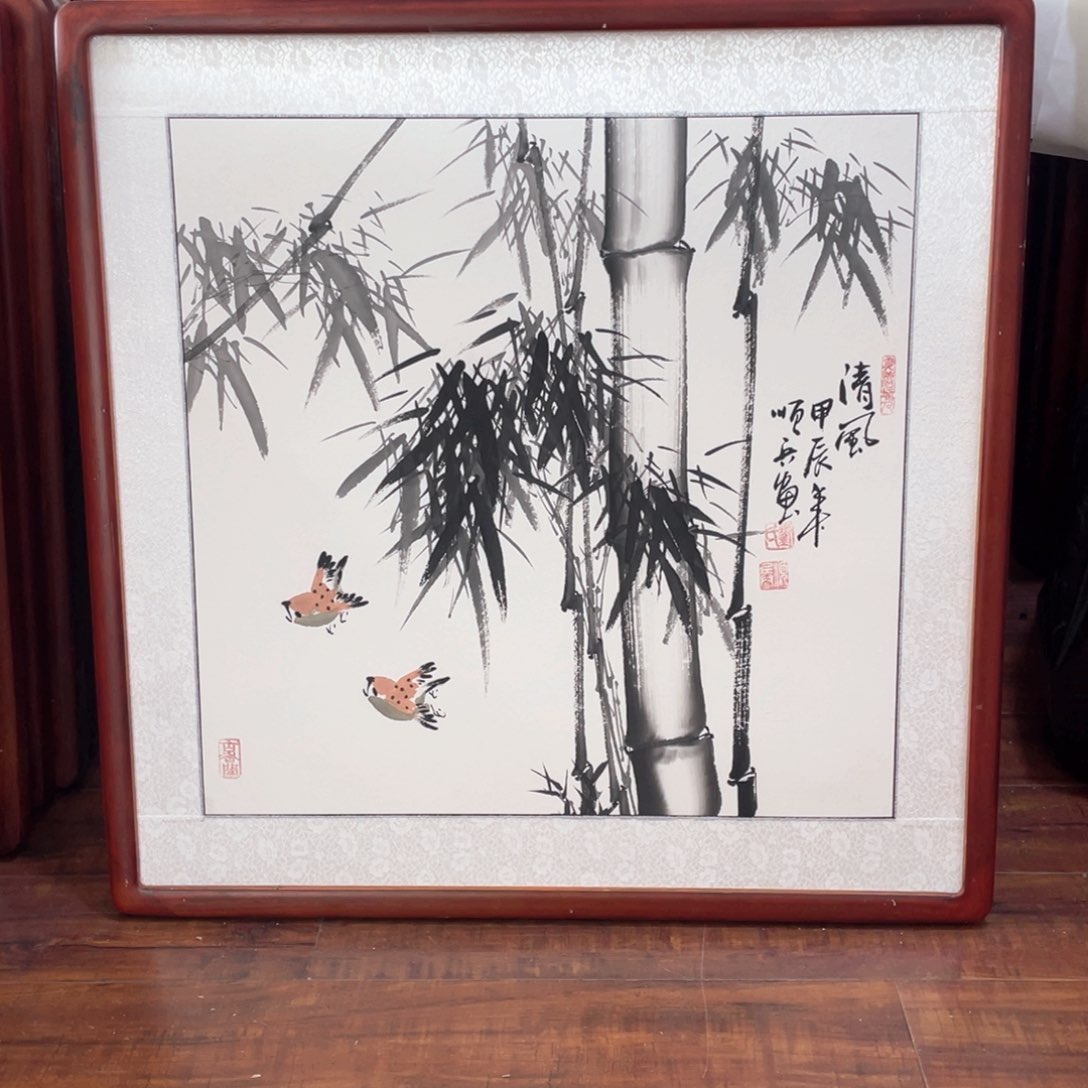 国画带框尺寸63*63厘米