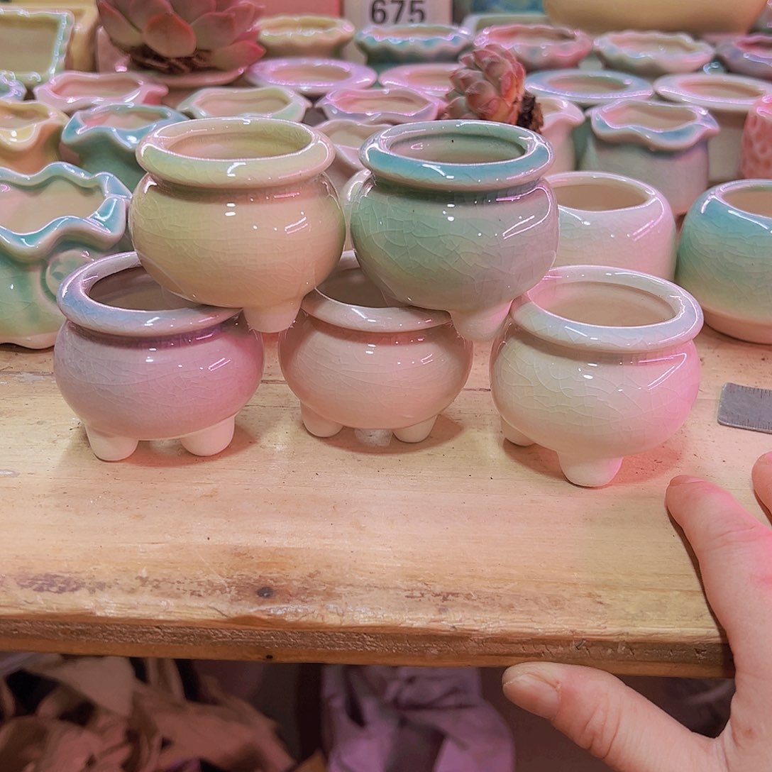 陶瓷花盆当场凑满12包邮