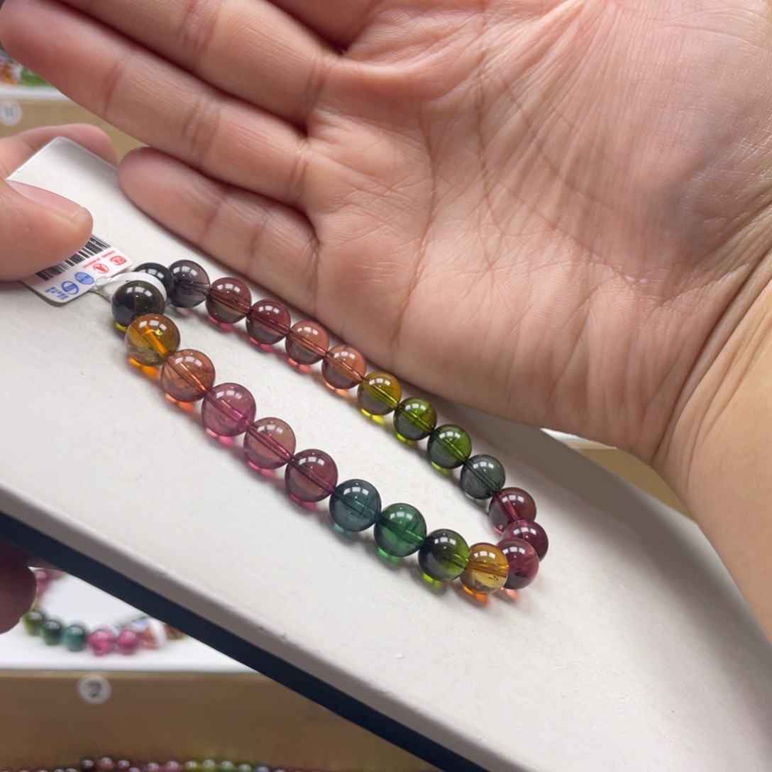 碧玺手串未镶嵌8mmmmmmmmmmmmmmmmmmm