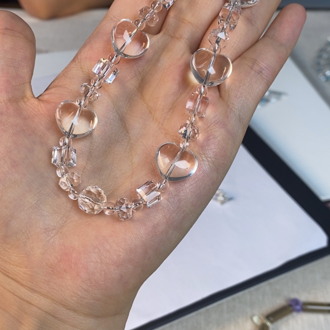 无非金属手机链白水爱心6