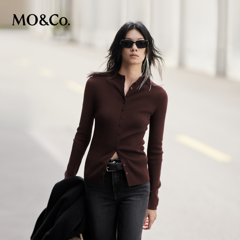 【赵老板专属】MOCO针织衫冬【升温发热+可机洗绵羊毛】MBD4SWTT10