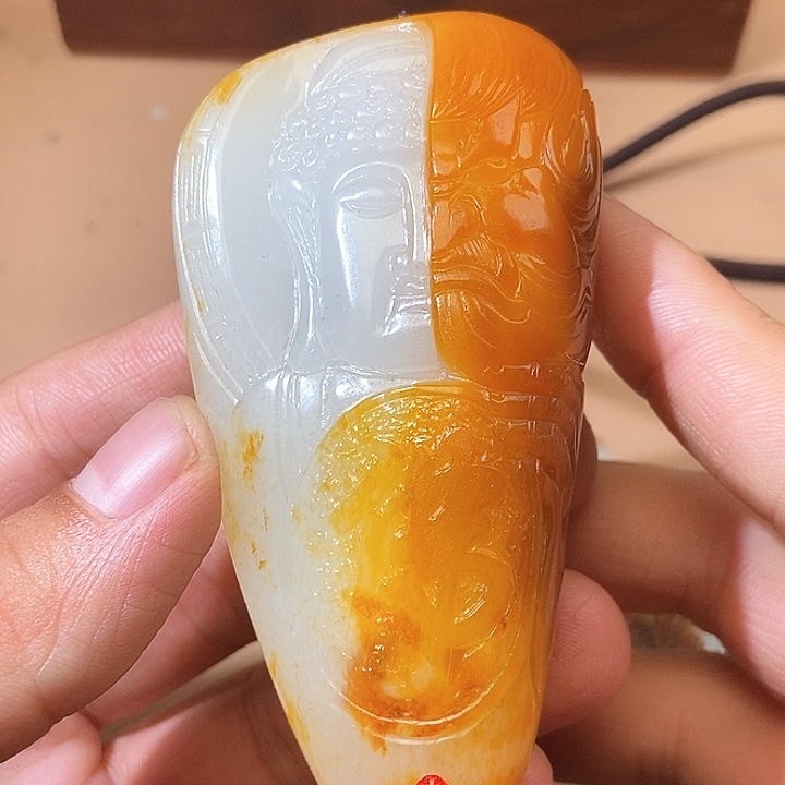 和田玉未镶嵌颈饰HX