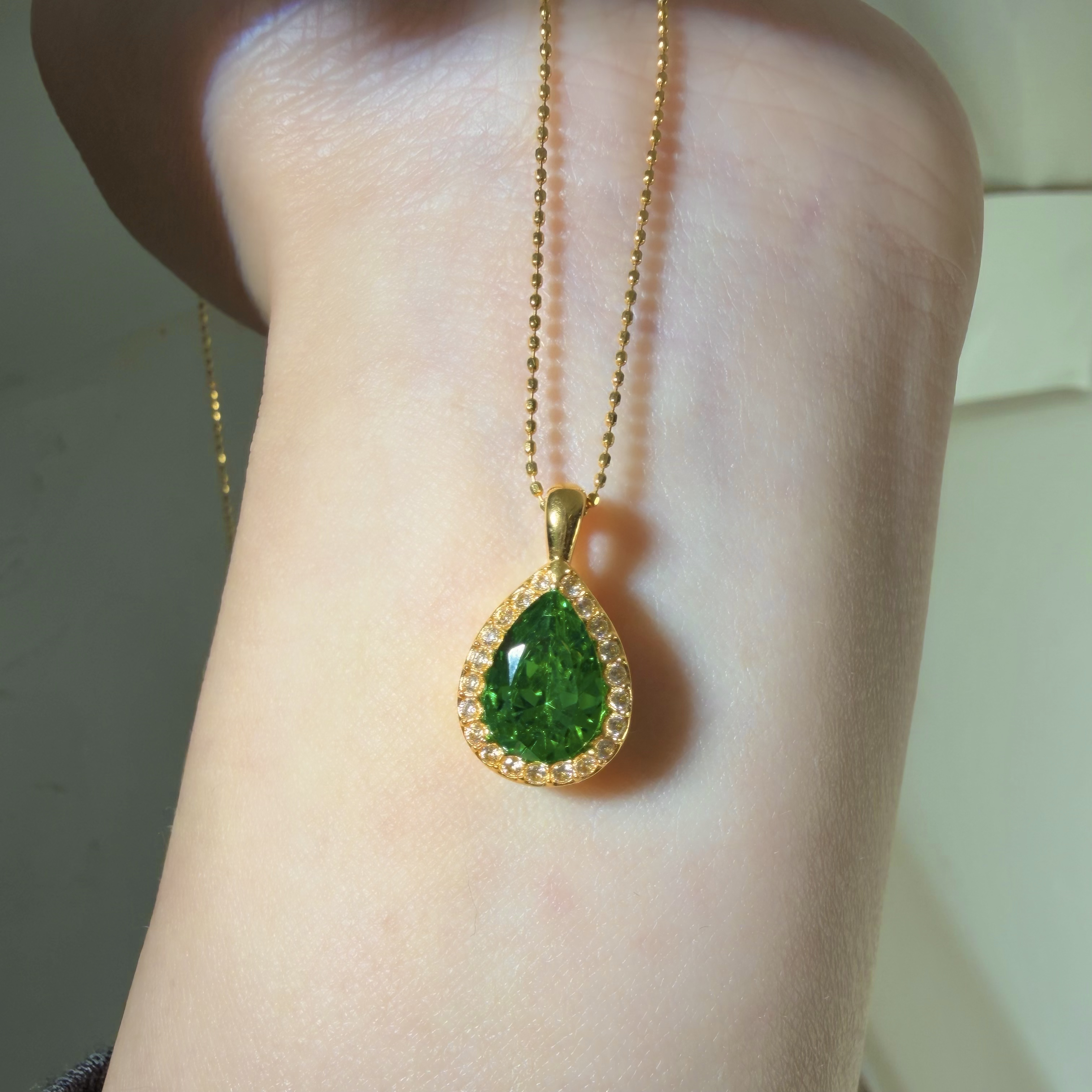 18K金水滴吊坠（不含链）G81121