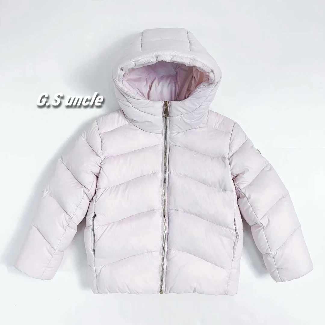 【】H25216儿童2025新款冬季时尚连帽羽绒服秋冬百搭童装薄款