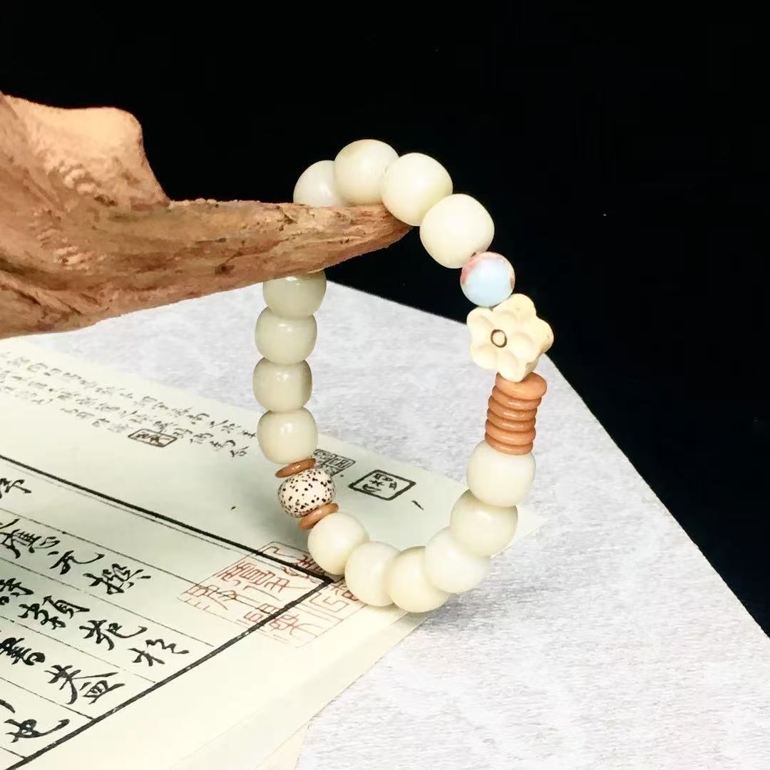 YL白玉菩提单圈手串无礼盒160