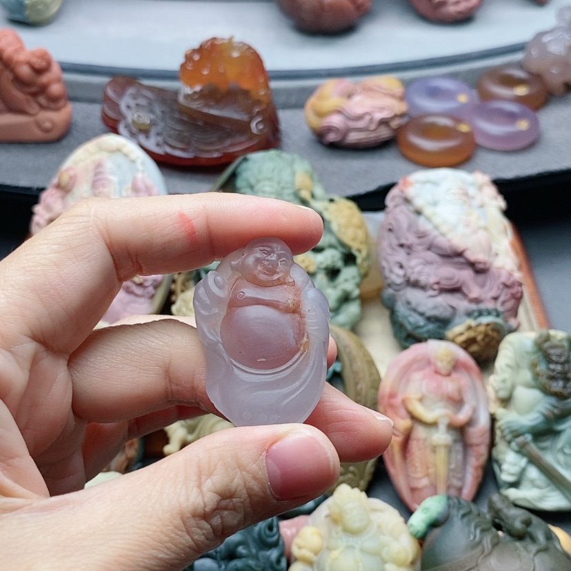 【闪购商品】未镶嵌吊坠定制玛瑙