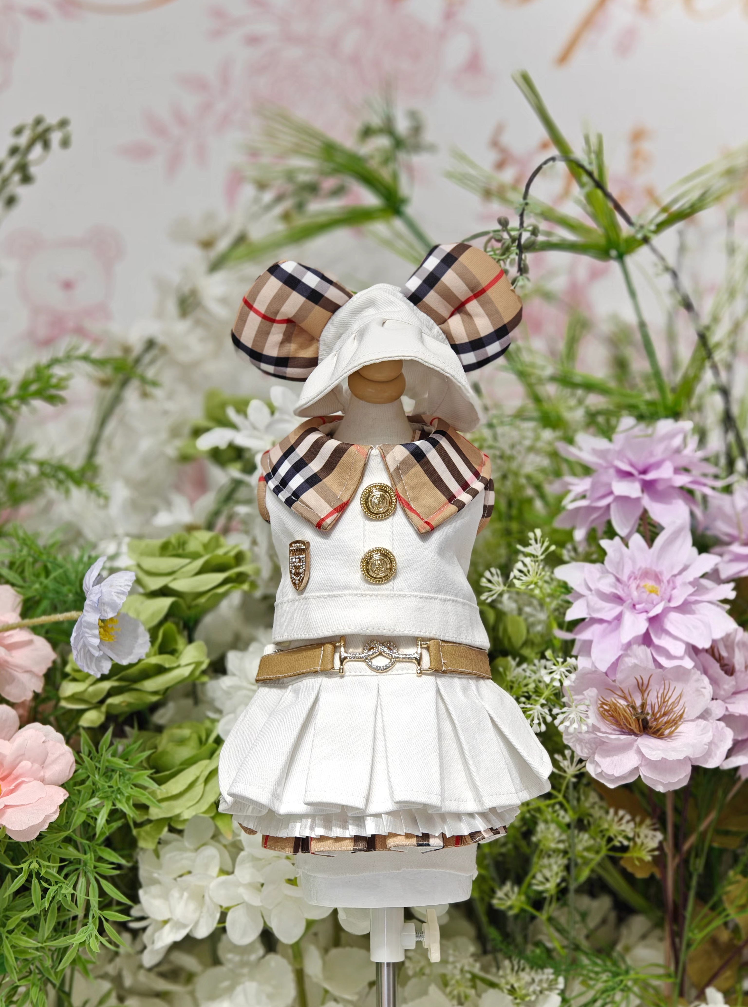 York's pet/约克派原创手工宠物英伦老钱风三件套