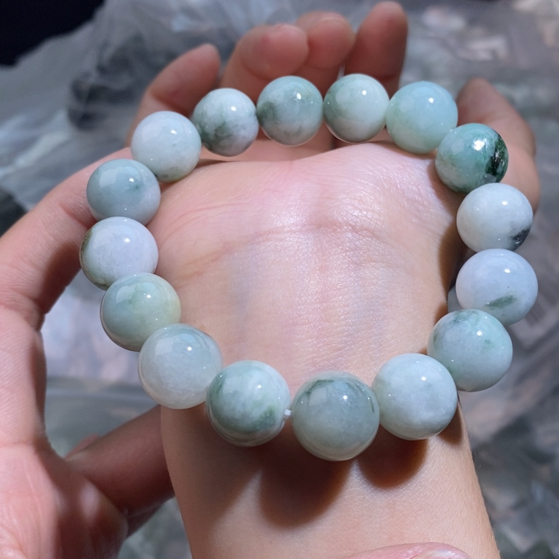 未镶嵌手串翡翠手串