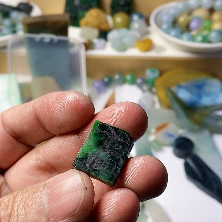 翡翠散珠天然翡翠A货