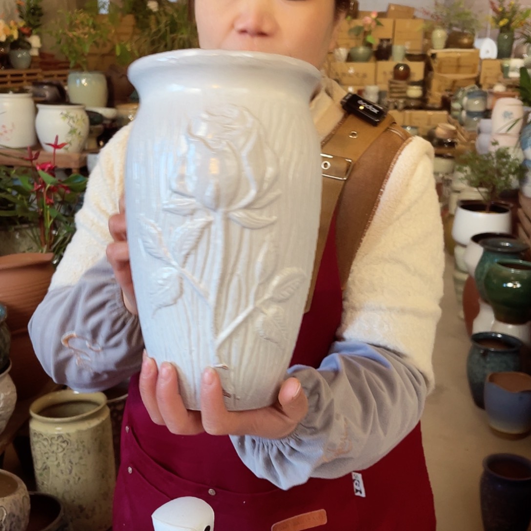 紫砂花盆高度24口径15