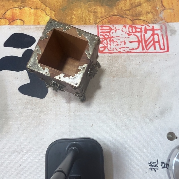 榆木老榆木笔筒手工
