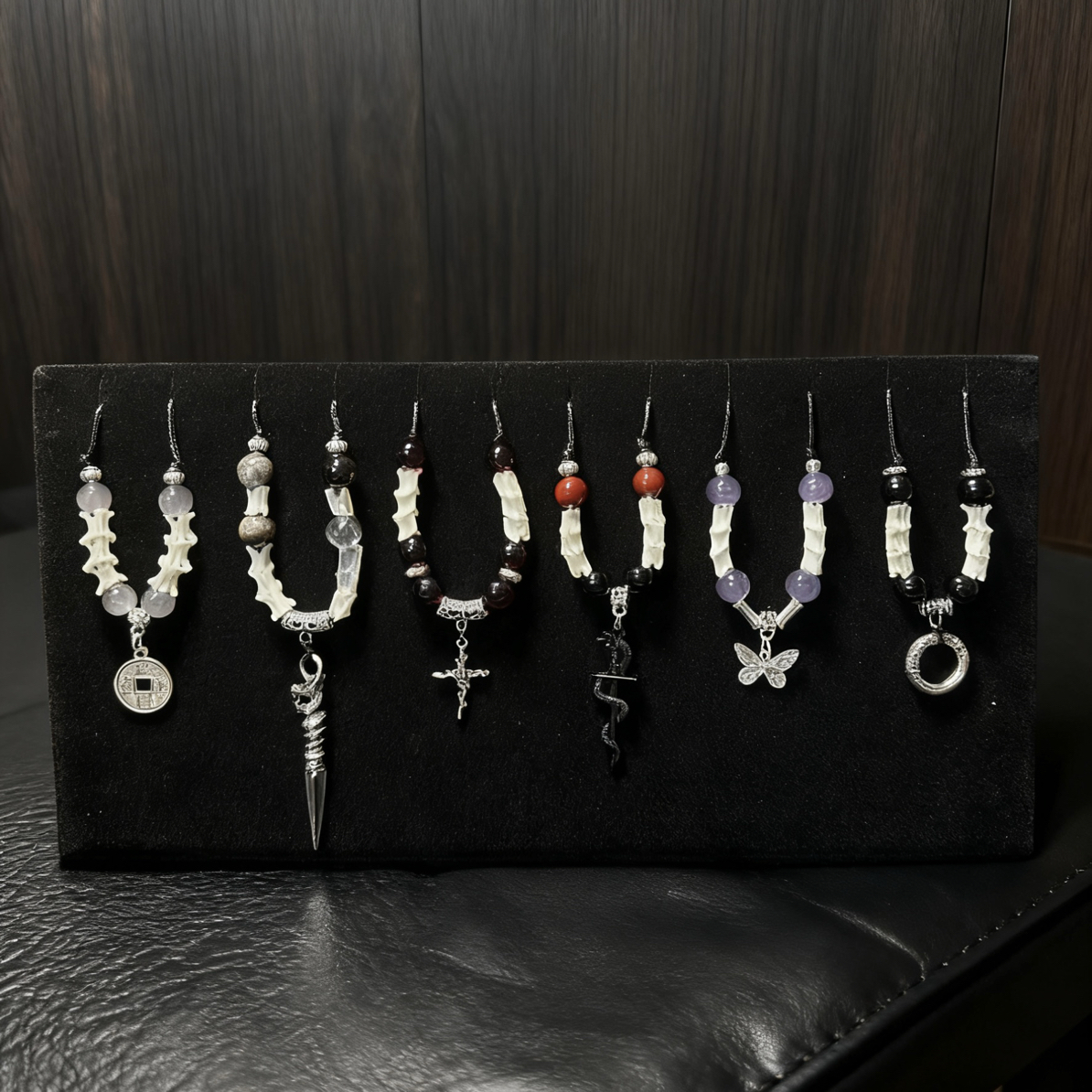 手链 原创真蛇骨 个性化礼物项链 小众饰品 蛇骨项链