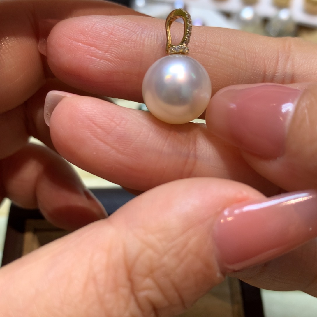 海水珍珠颈饰14K金镶嵌