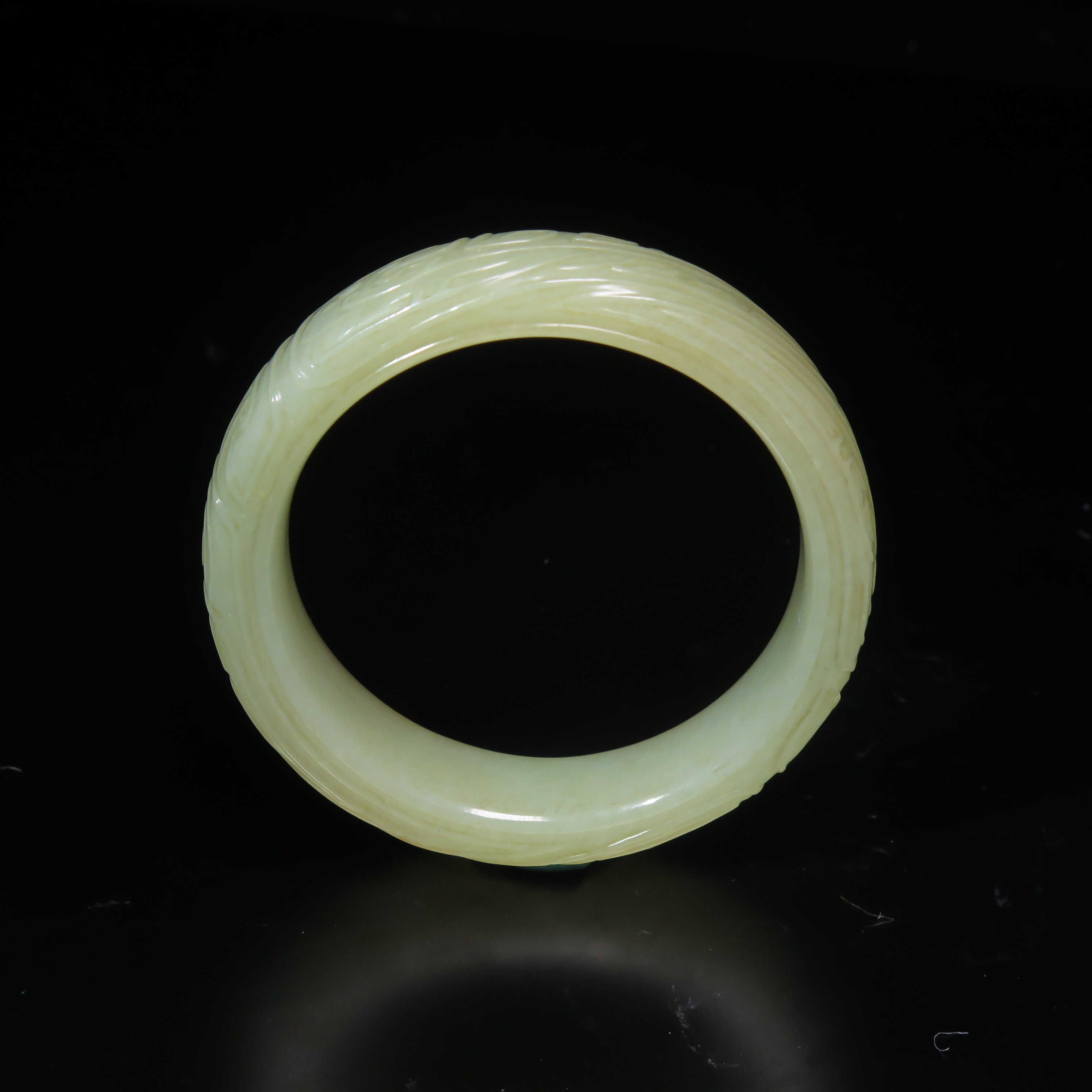 民国挤阳工玉镯/MZ269543/和田玉/民族文物