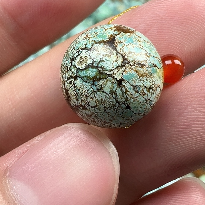 未镶嵌配饰南红玛瑙卡14.5