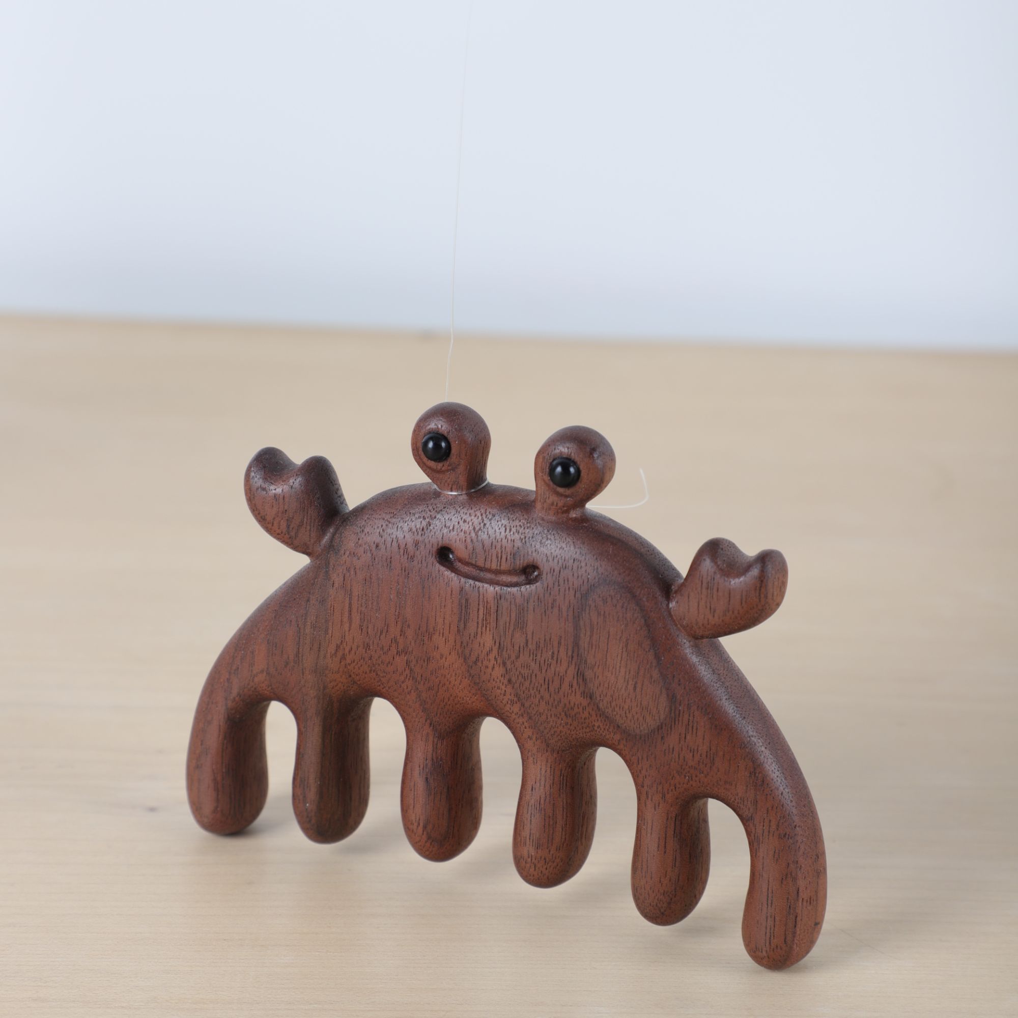 慧慧专属蟹蟹按摩梳实木按摩养生送礼头疗送父母送闺蜜