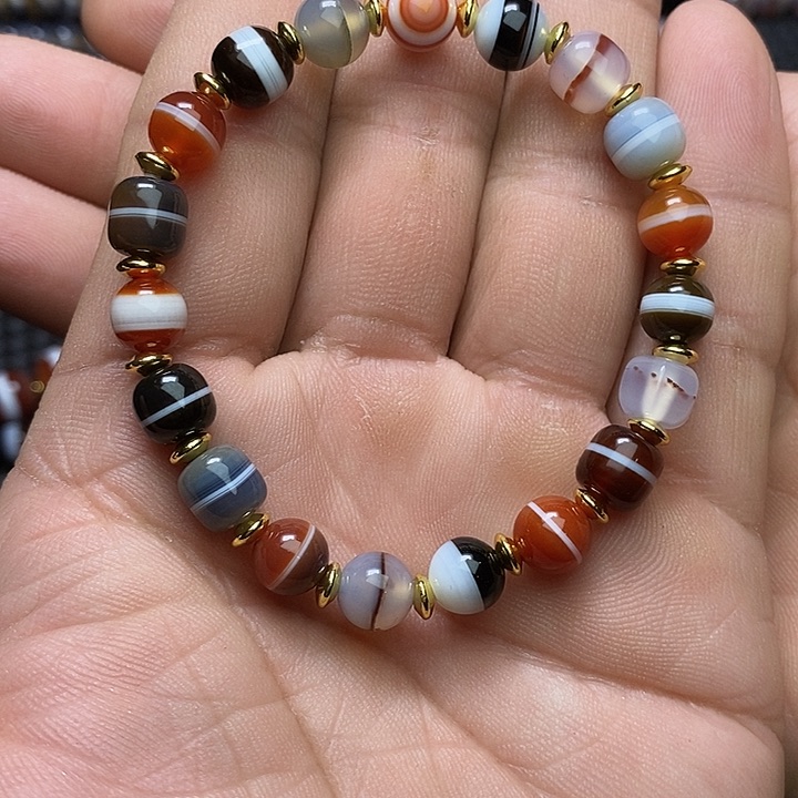 玛瑙/玉髓未镶嵌手链